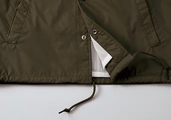 コーチジャケット ドローコード仕様