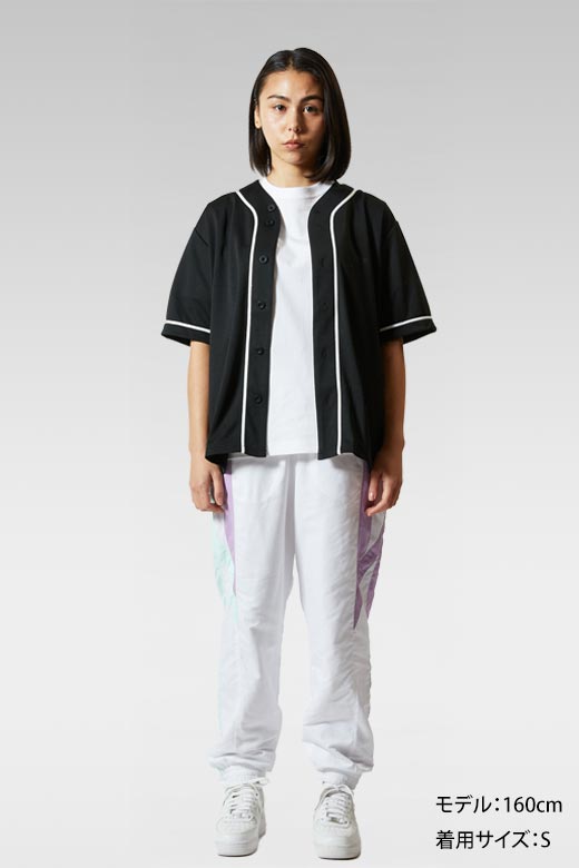 ベースボールシャツ 着用例 モデル160cm