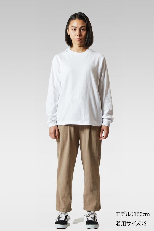 ロングスリーブTシャツ(リブ付) 着用例2