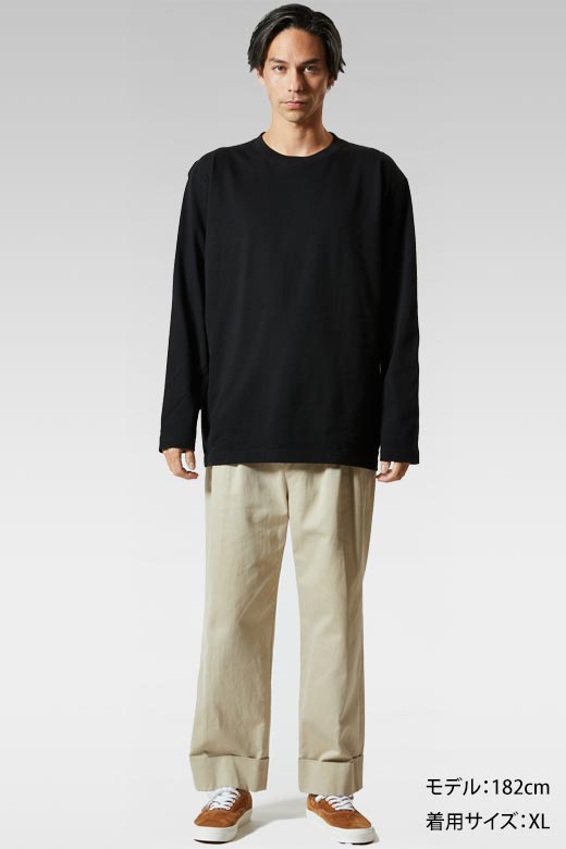 ロングスリーブTシャツ 着用例1