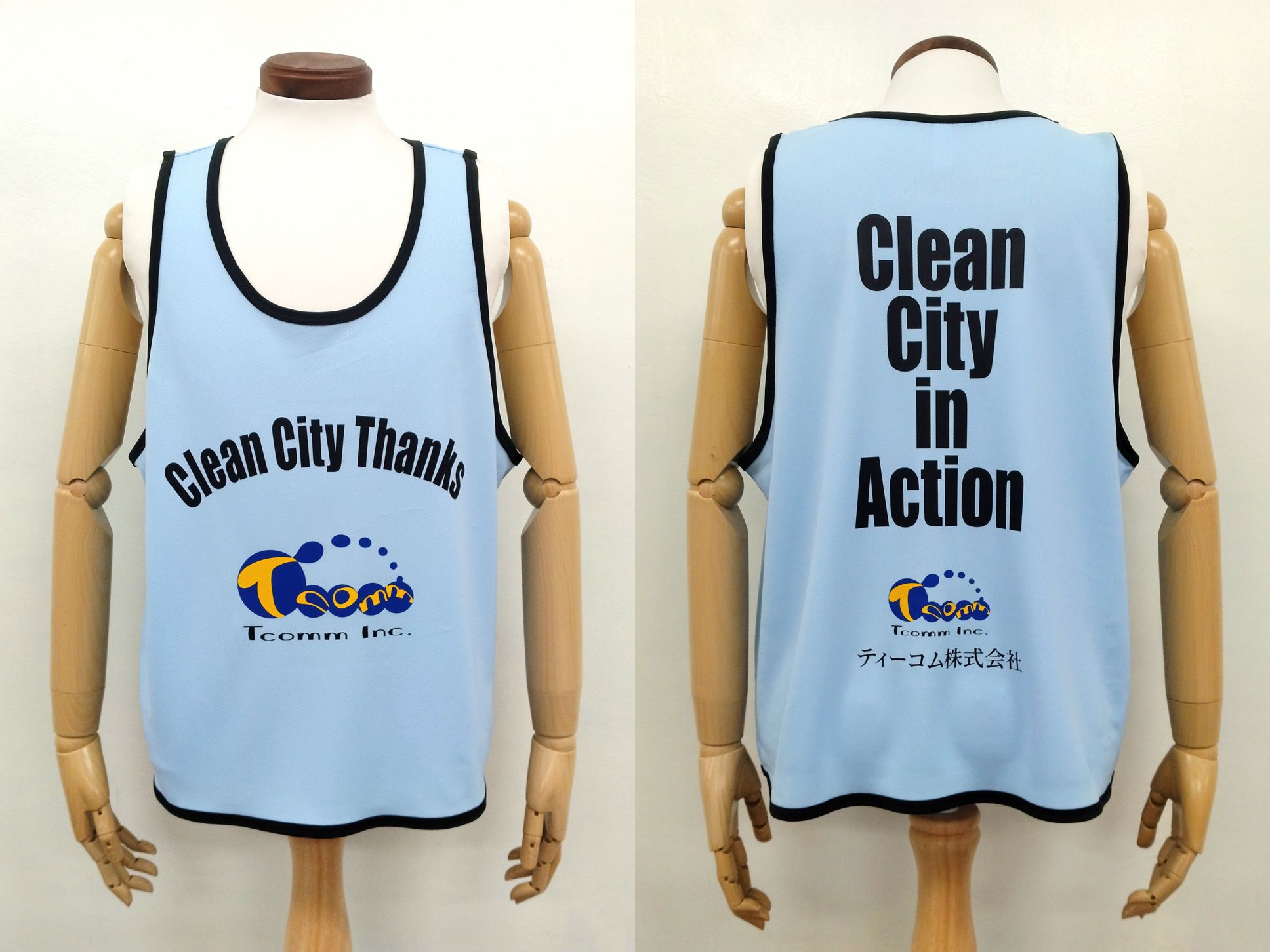 ティーコム㈱様 オリジナルビブス_