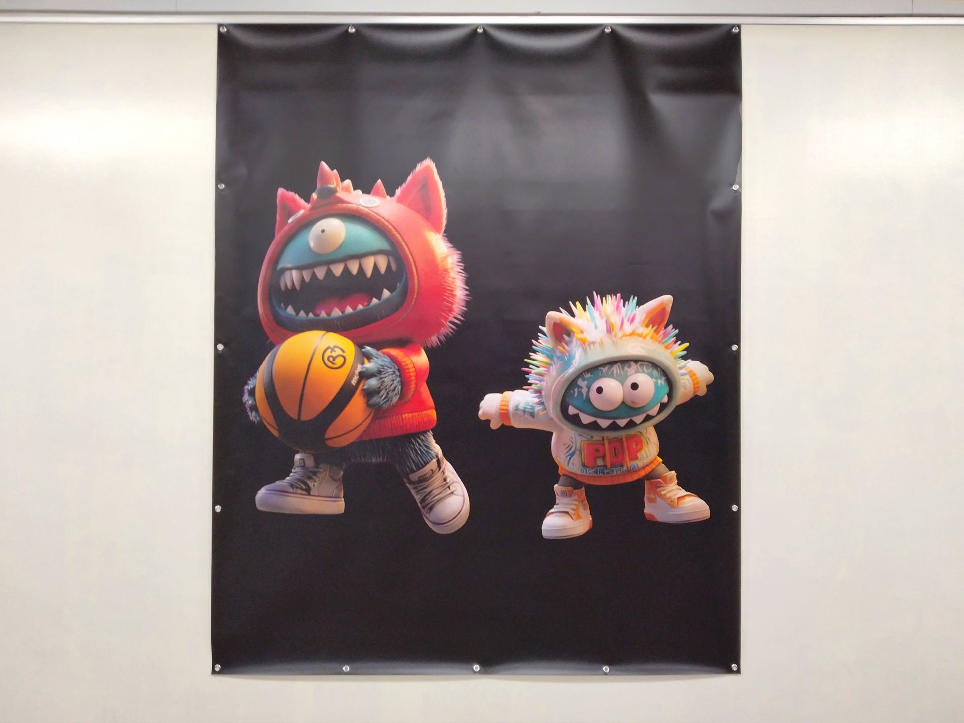 ㈱モルテン様 ビニール系横断幕