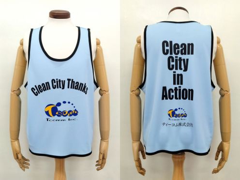 ティーコム㈱様 オリジナルビブス_