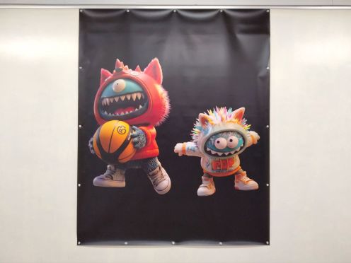 ㈱モルテン様 ビニール系横断幕